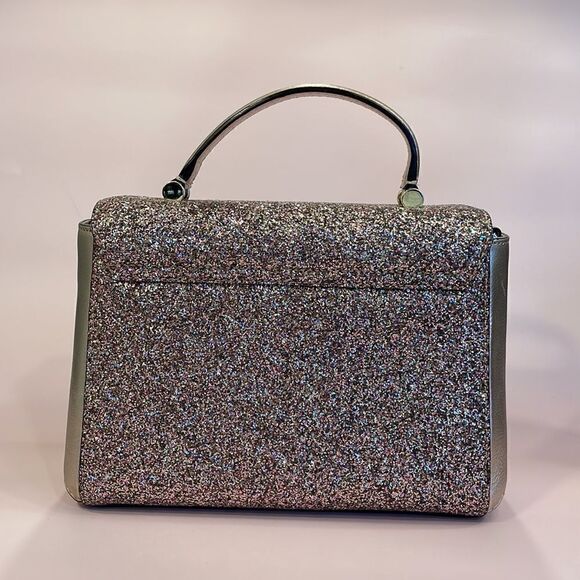 ✨HOST PICK ✨ Kate Spade Pink, Silver and Champagne Sparkly Top Handle Handbag… - Picture 6 of 16